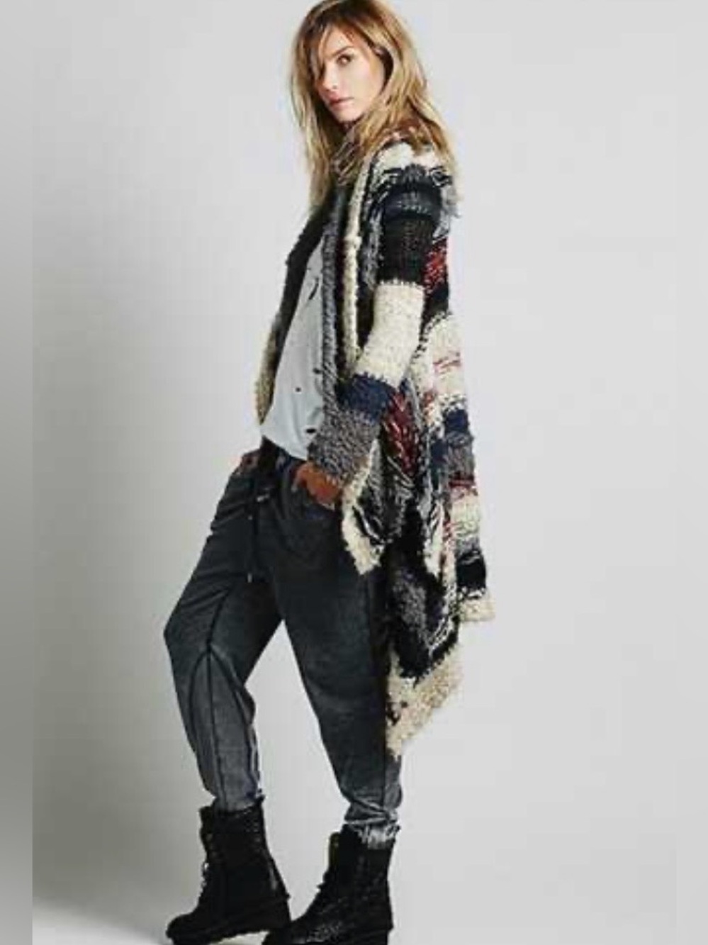 Free People Sloppy Joe Cardigan Size S
